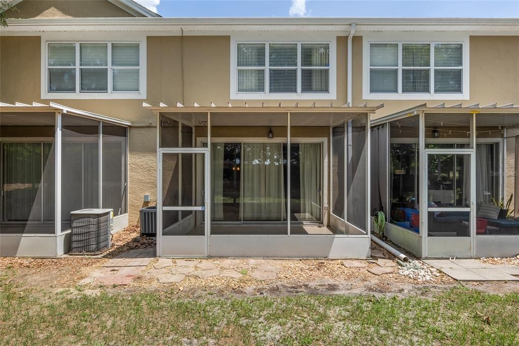 Interior unit screened lanai