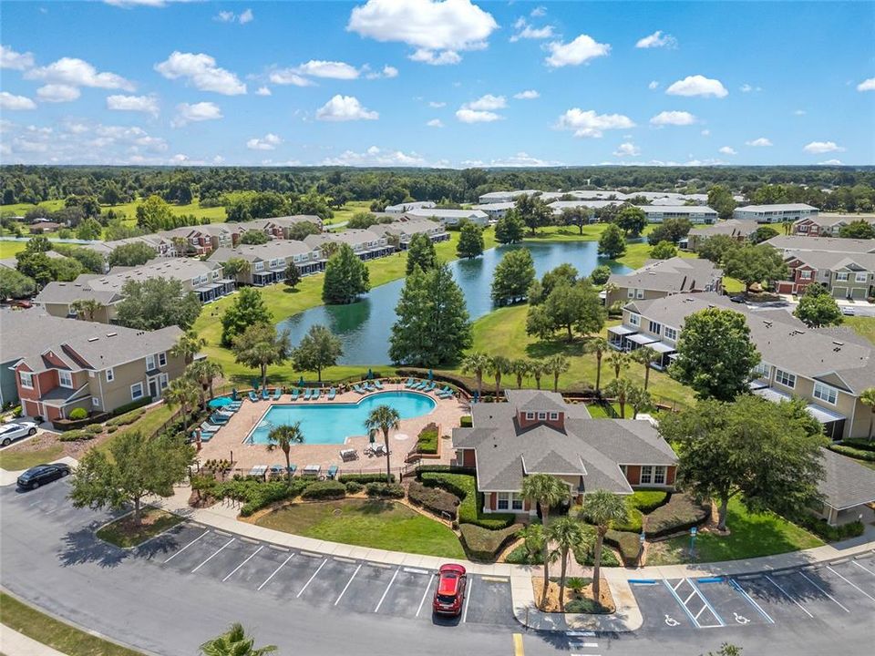 Clubhouse and pool area at Wynchase