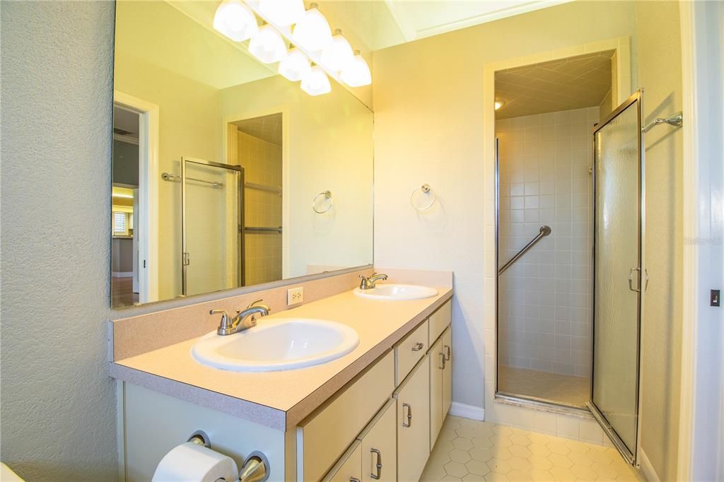 Master Bath with walk in shower