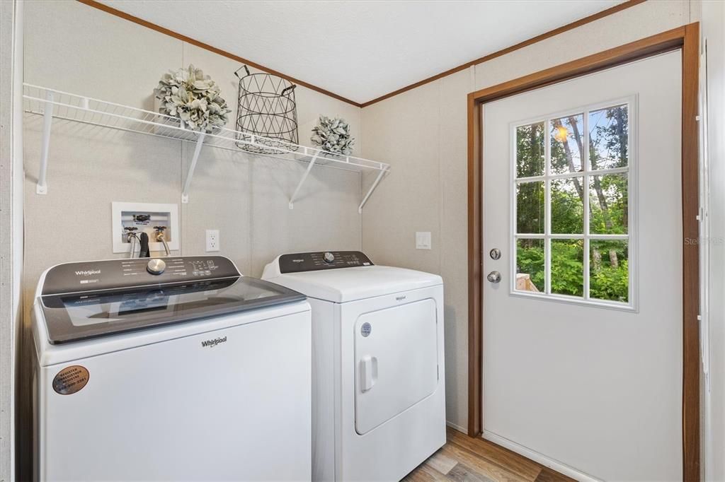 Indoor Laundry Area