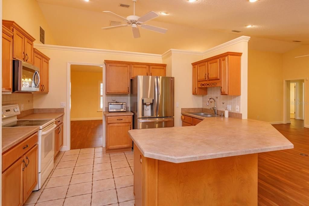 View of Kitchen from Breakfast room (aka informal dining area)