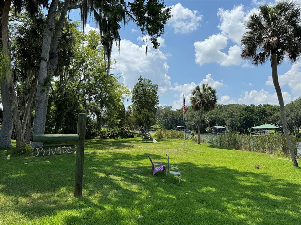 Private Park on the Alafia River