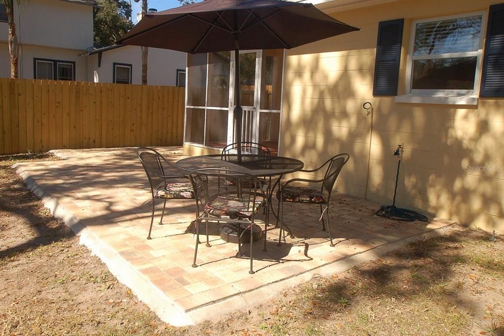 Paved Patio