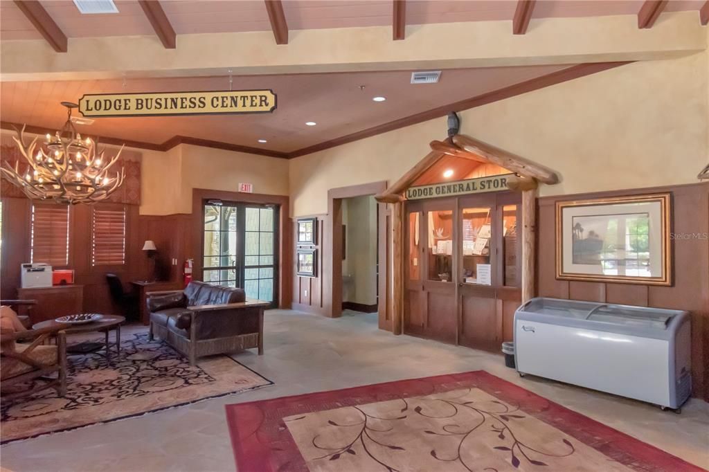 Main Room inside Lodge