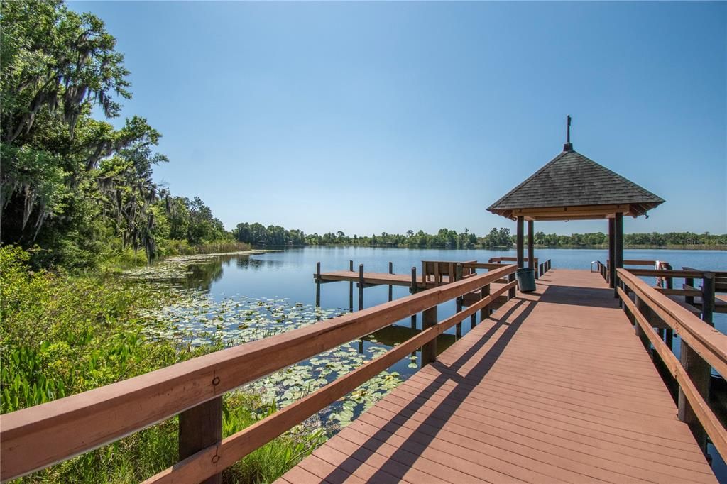 Dock on Wilderness Lack at the Lodge