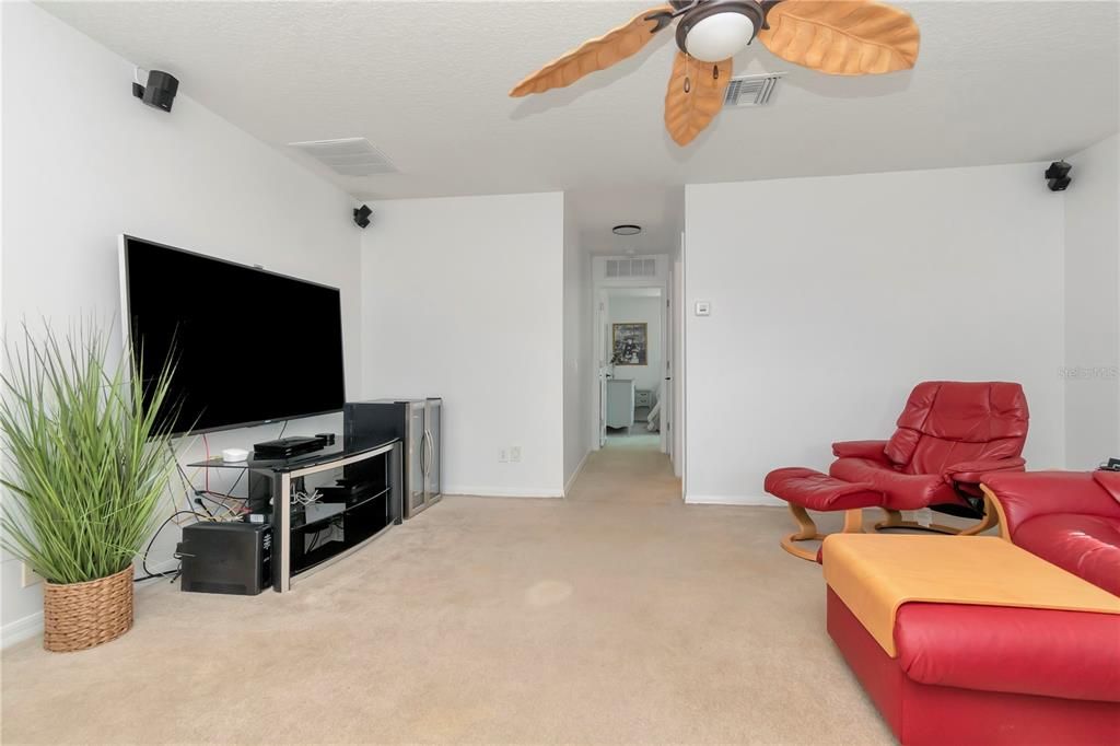 Bonus Room upstairs w/large storage closet