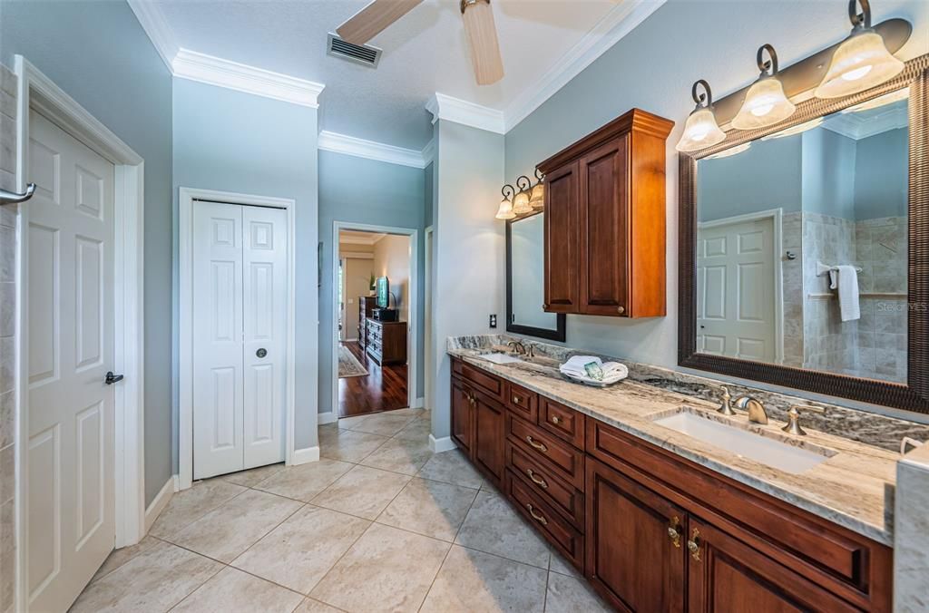 Granite Counters - Dual Sinks