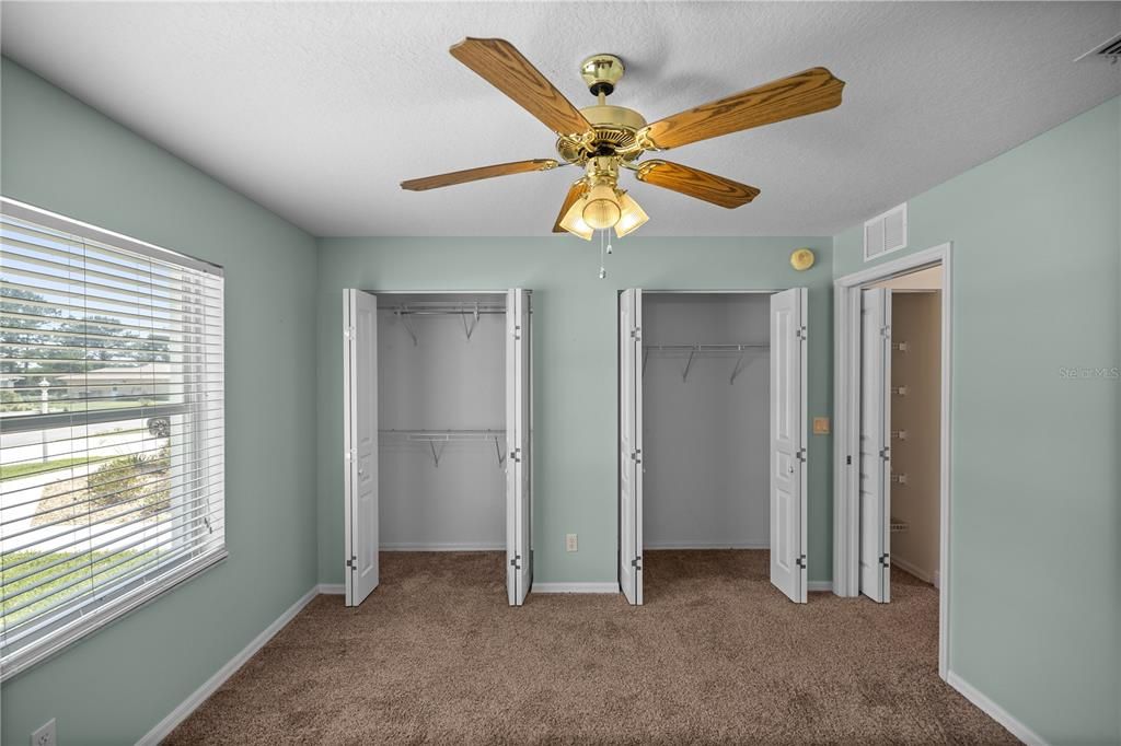 Bedroom 2 - Two Closets