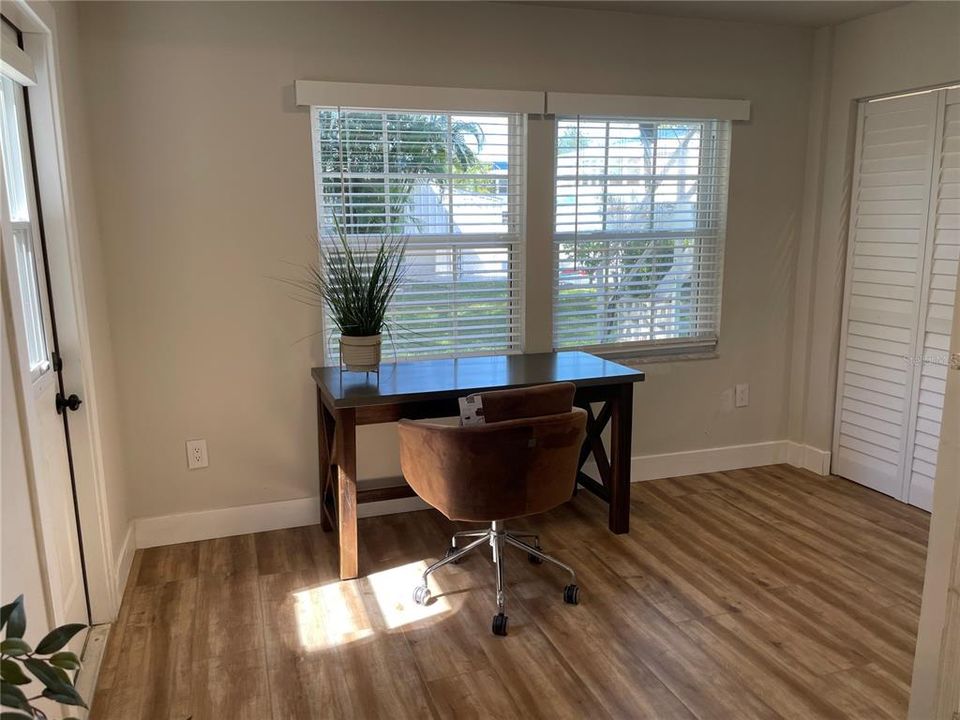 Bonus room, backdoor to private patio