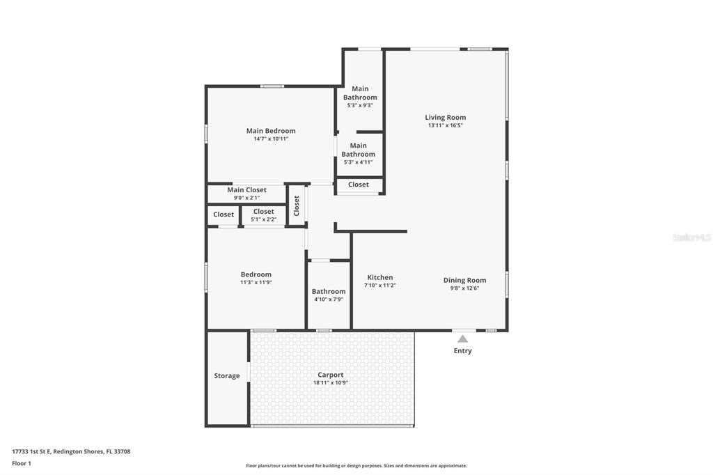 Active With Contract: $699,000 (2 beds, 2 baths, 1124 Square Feet)