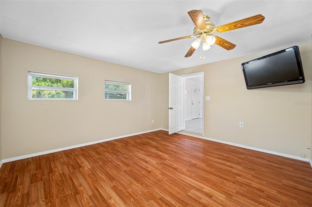 Primary suite with walk-in closet and ensuite bathroom