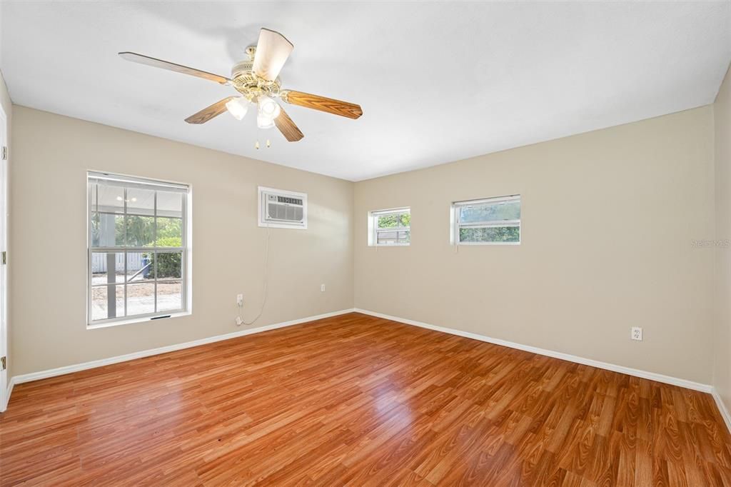 Primary suite with walk-in closet and ensuite bathroom