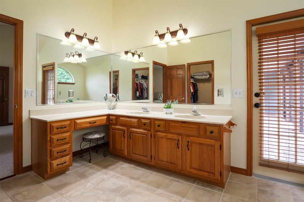 Primary Bathroom with dual sinks