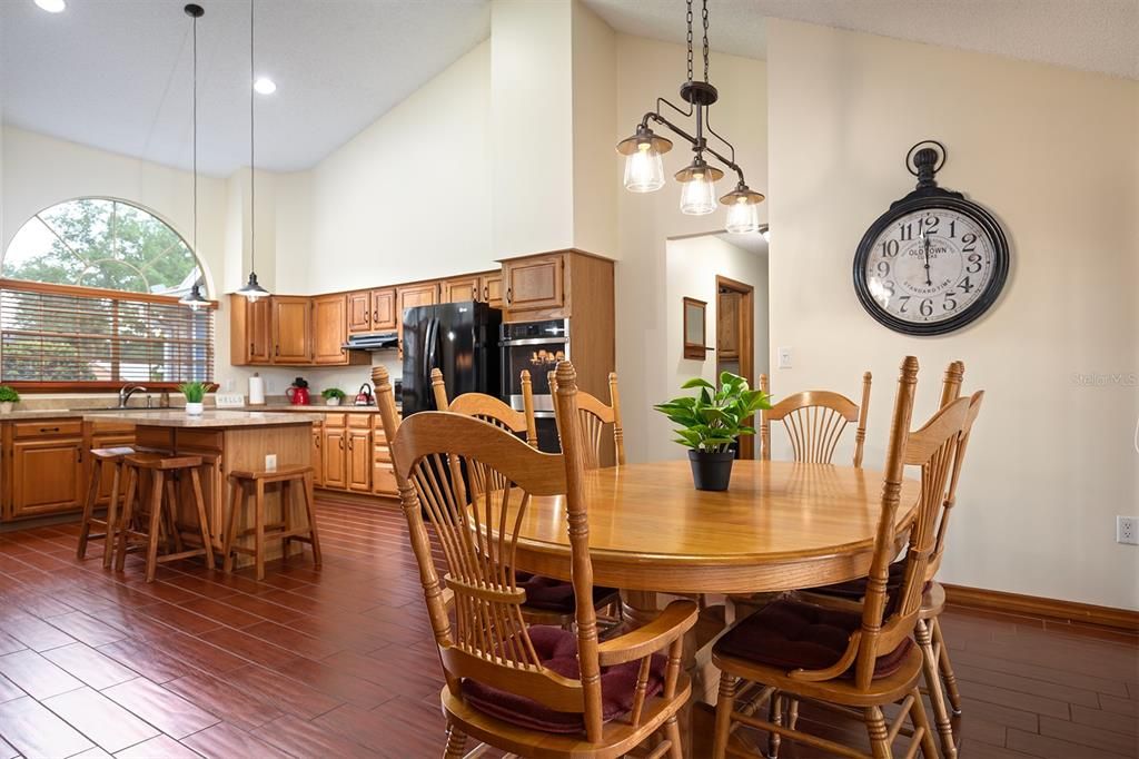 Plenty of natural light shining into the kitchen