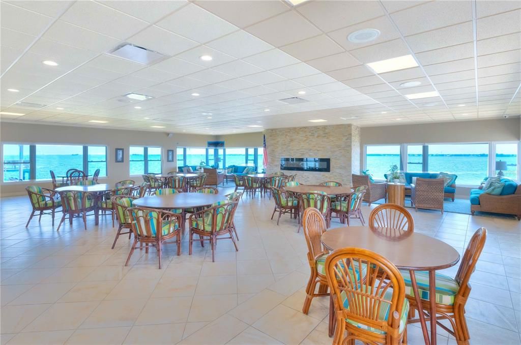 Expansive recently updated clubhouse for community socials.