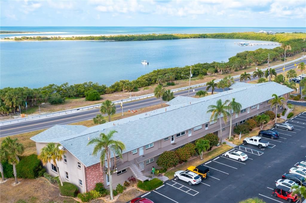 View of Building & Honeymoon Island