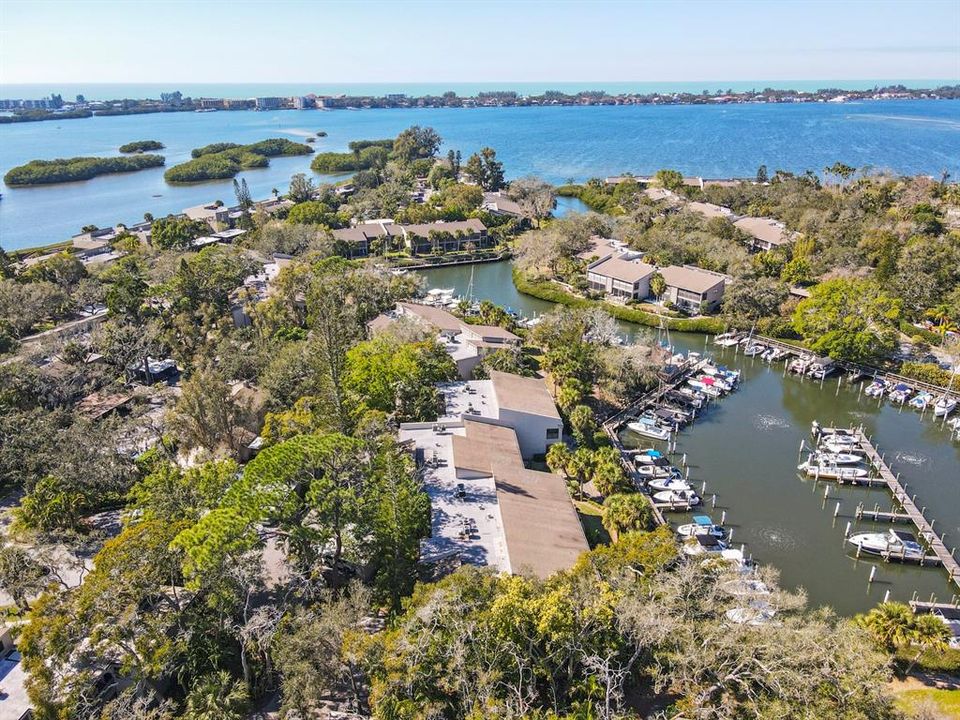 Overview of Pelican cove harbor