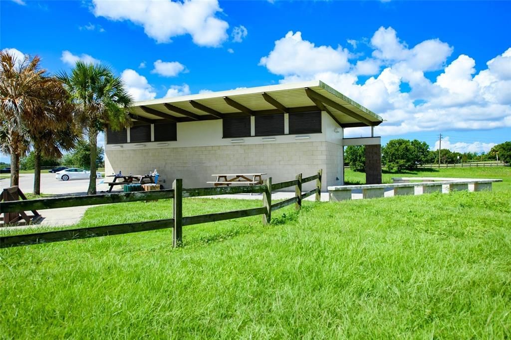 Restrooms at the Celery Fields Preserve.