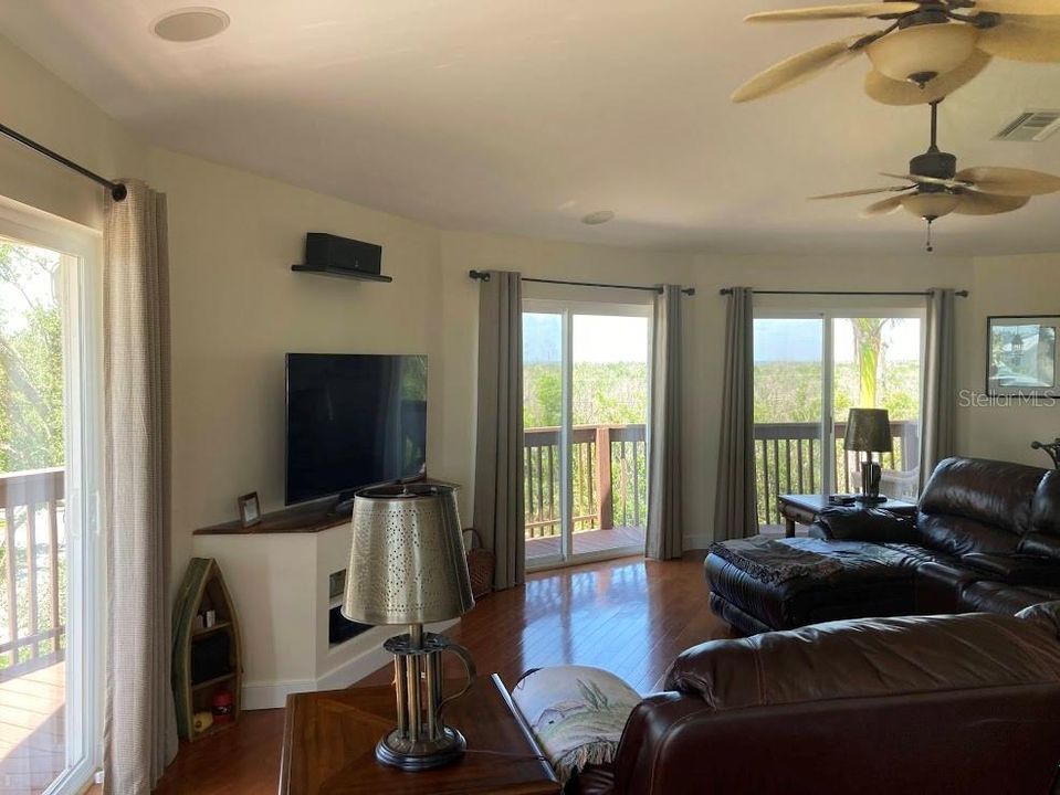 Living facing Charlotte Harbor