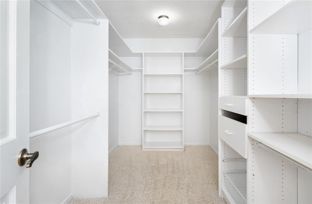 Primary Walk In Closet