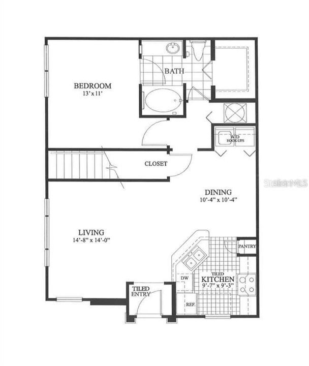 Recently Rented: $1,350 (1 beds, 1 baths, 904 Square Feet)