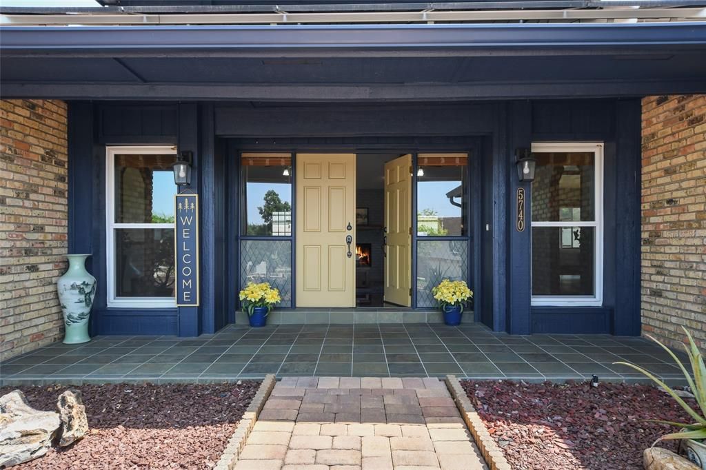 Covered Entry Porch