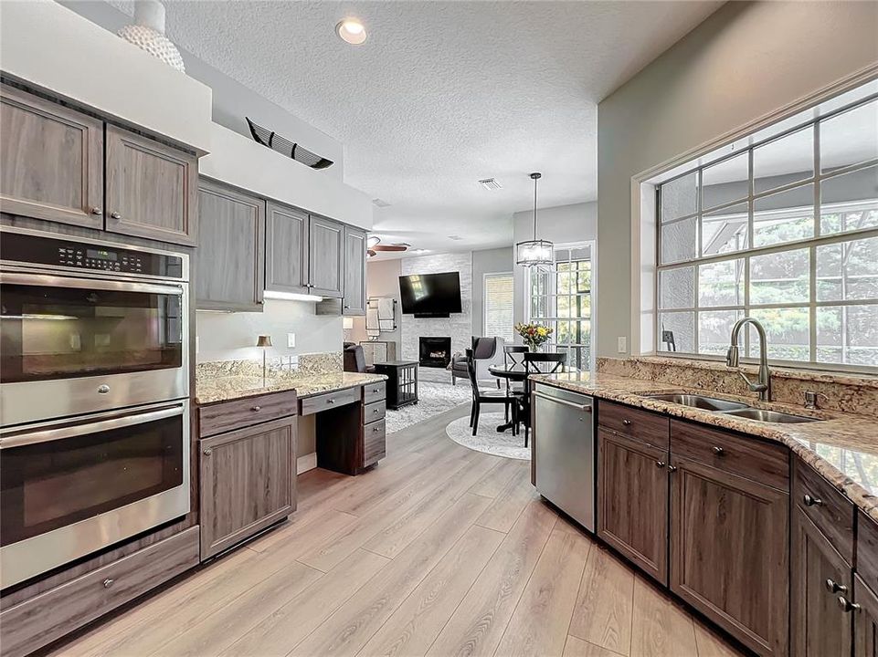 kitchen looking into Family