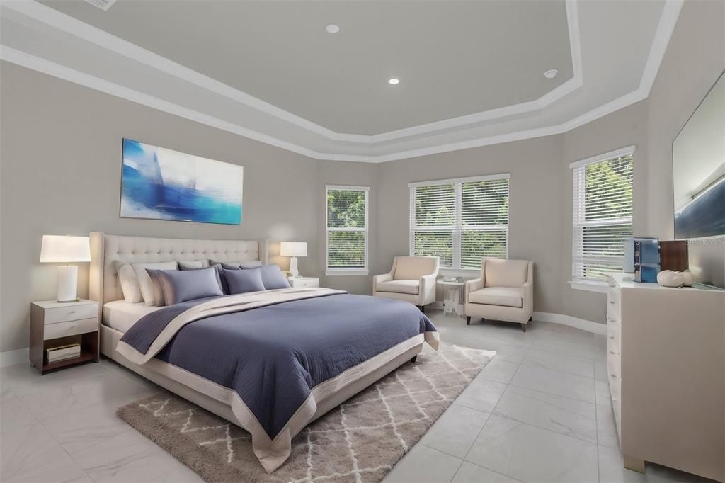 Virtual Staging Master Bedroom