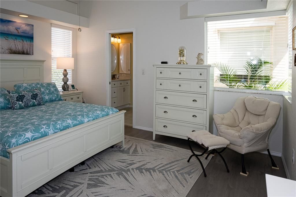 Primary bedroom with ensuite bathroom