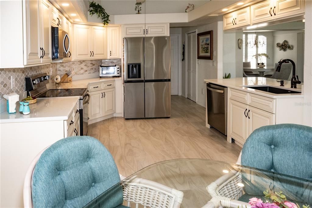 Spacious kitchen and convenient layout