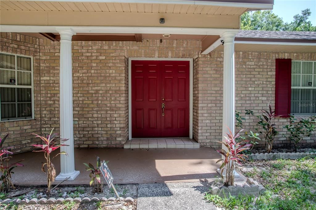 Front Porch and front entry