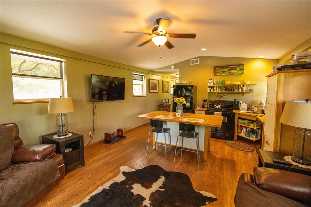 Family Room Kitchen in Apartment