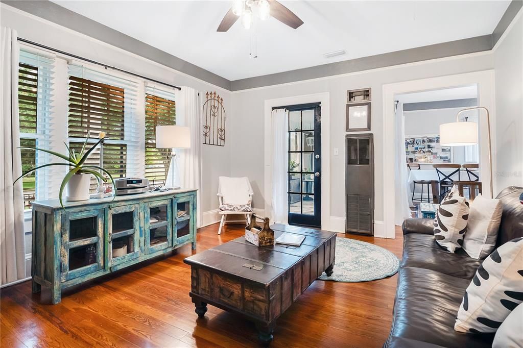 Living Room and Front Entrance