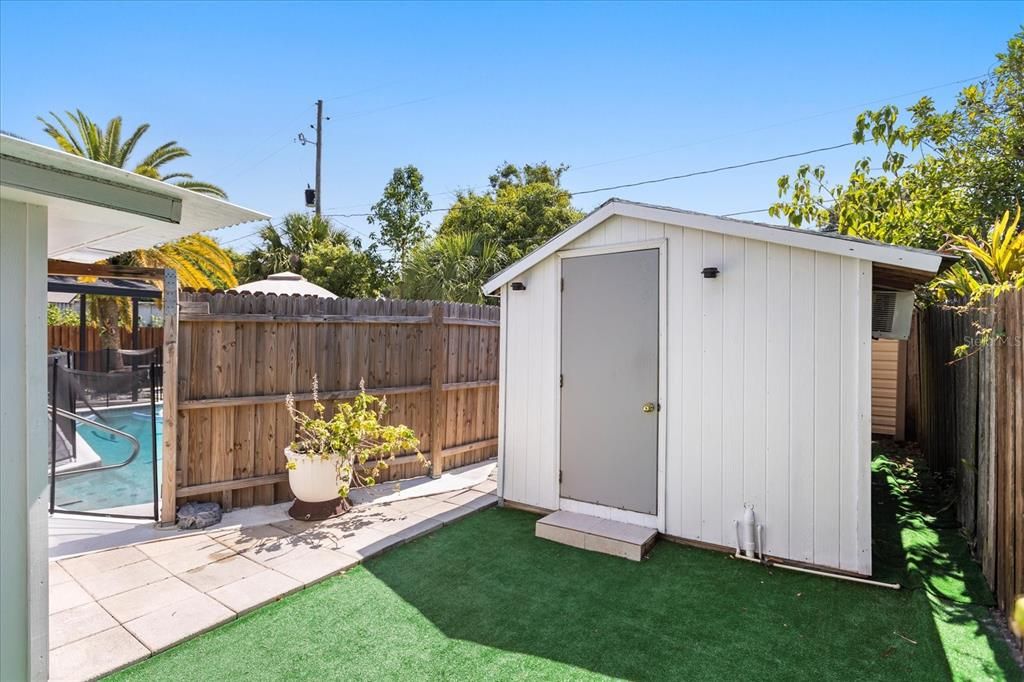 workshop entrance / shed