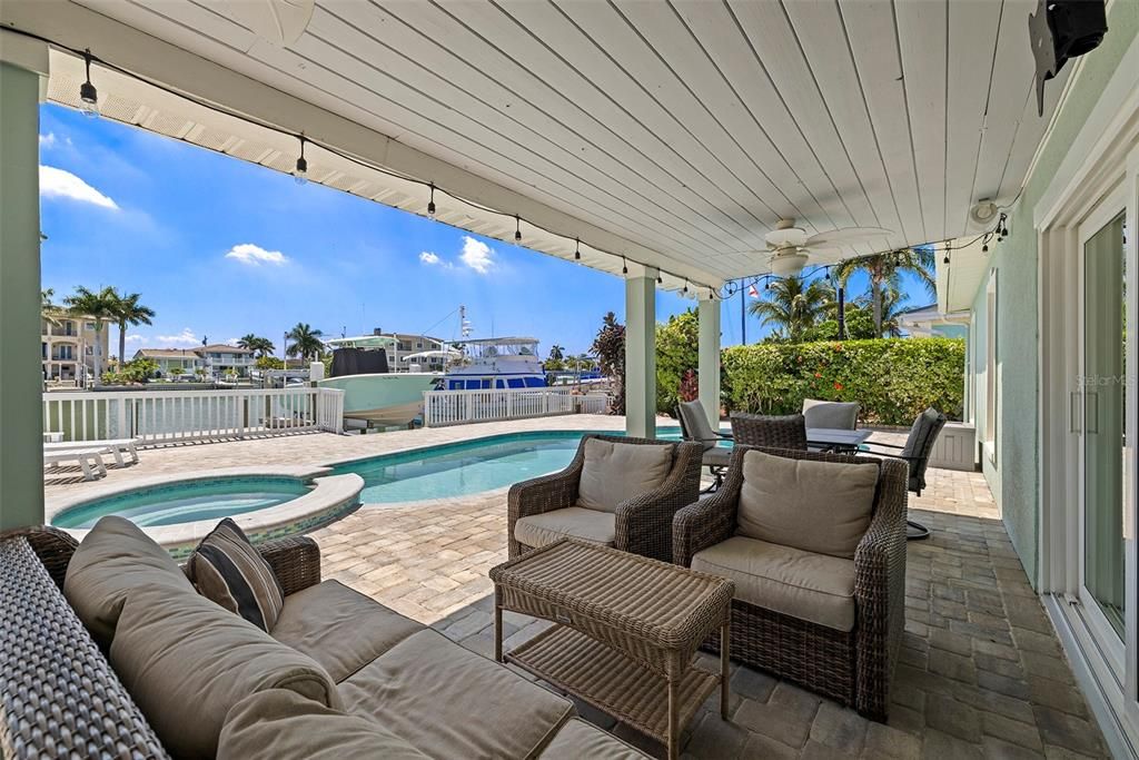 This backyard will not disappoint - private, spacious and lots of room for you to enjoy.