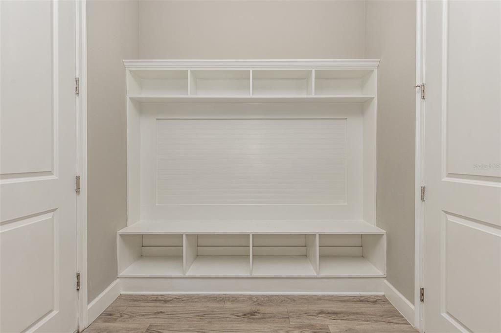 Mudroom off Garage