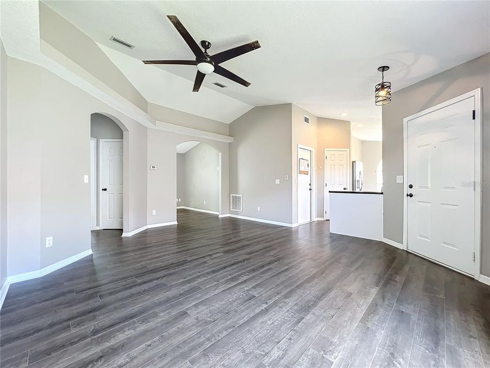 Large open concept main living area