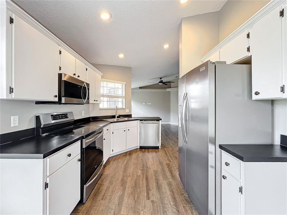 View from Dining Area to Kitchen