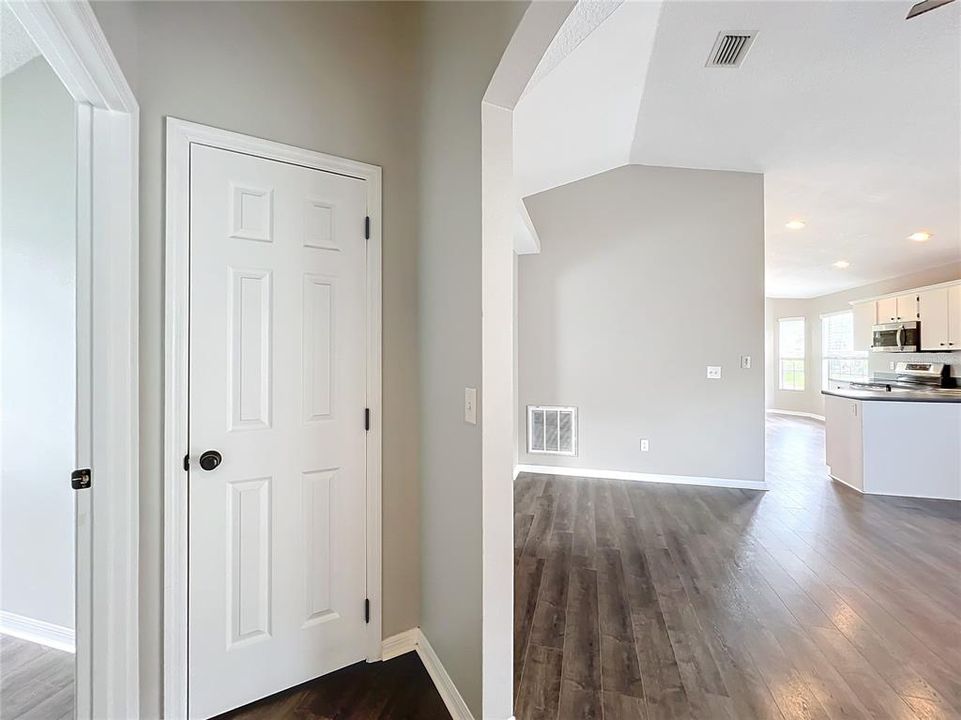 Hallway to Living Room View