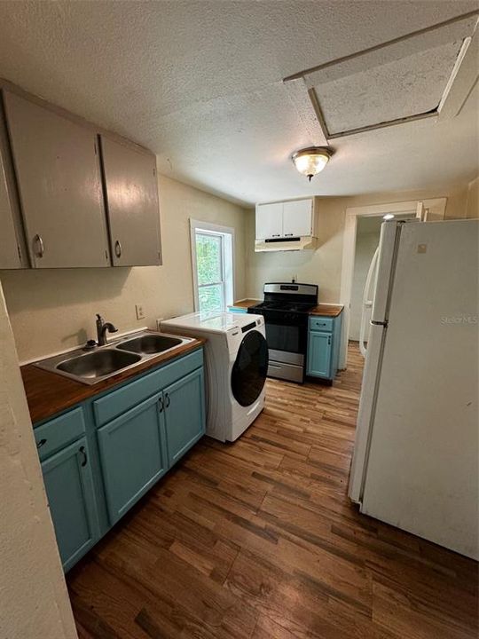 Kitchen view from living space