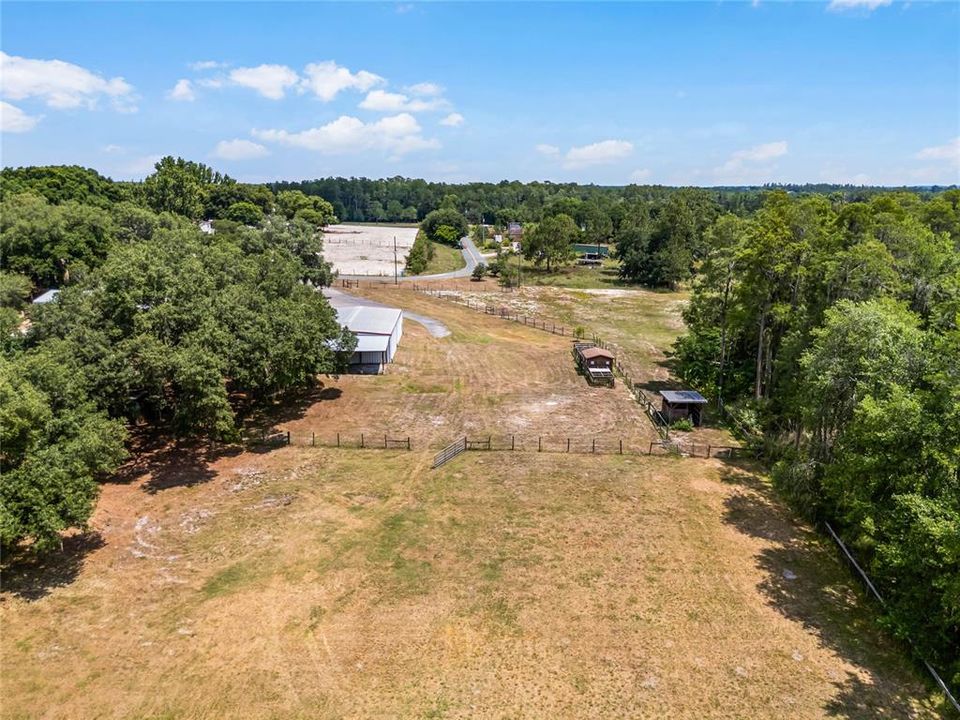 Rear view of property