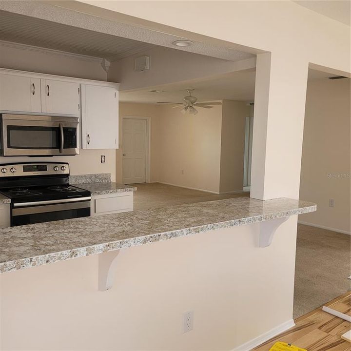 Back bonus room looking to kitchen