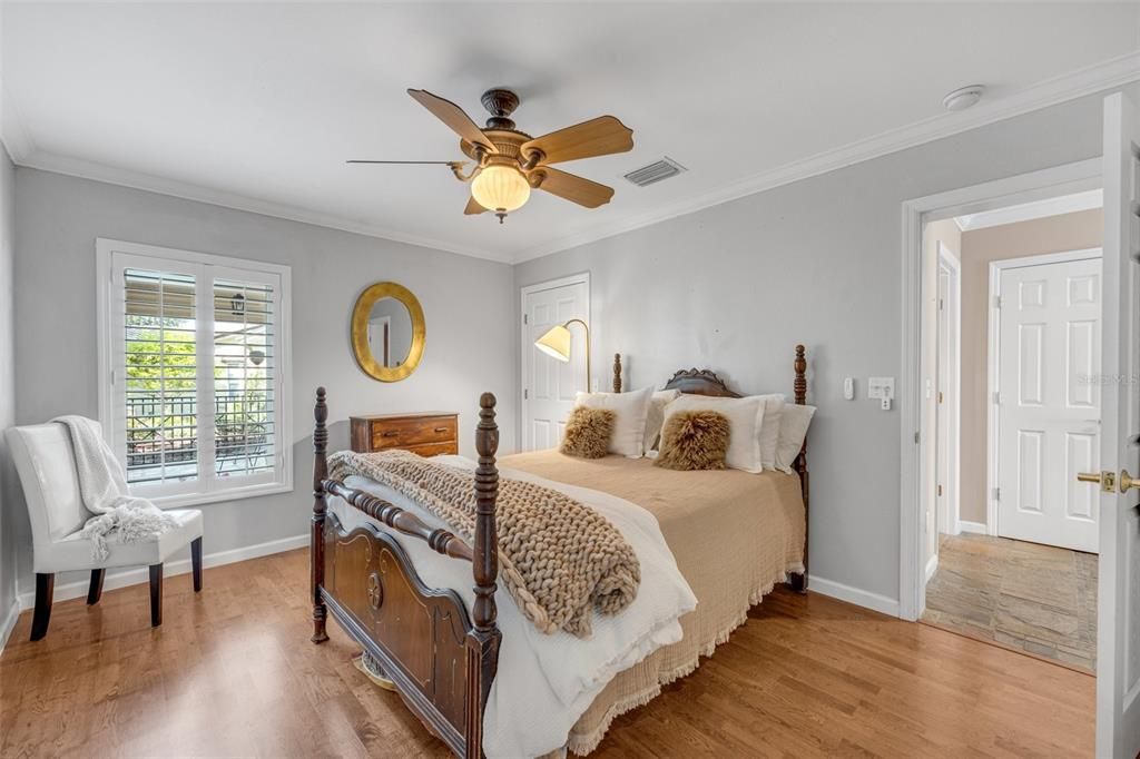 Bedroom 4 features a walk-in closet