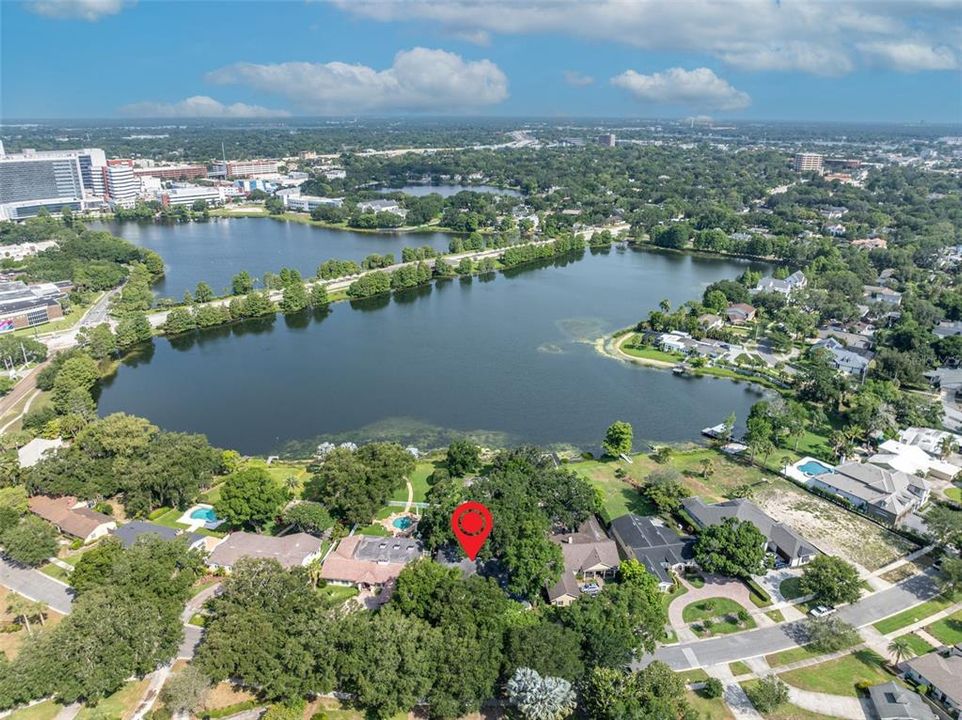 Lake Estelle is a 46-acre private ski lake