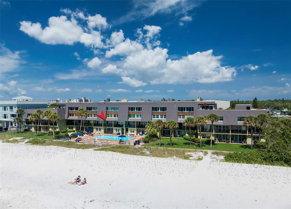 Perfect location! overlooking pool beach and gorgeous Gulf waters.