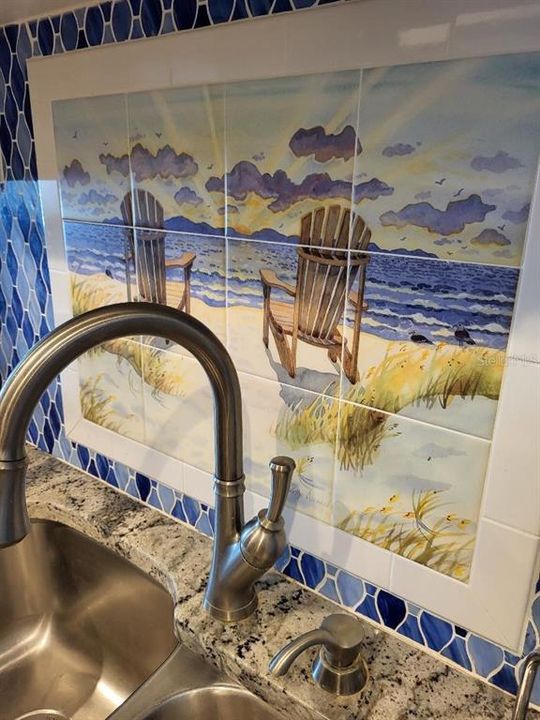 mural backsplash