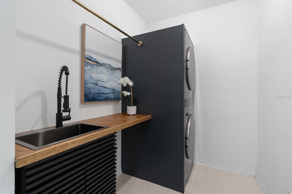 Custom built Laundry Room w/ Sink