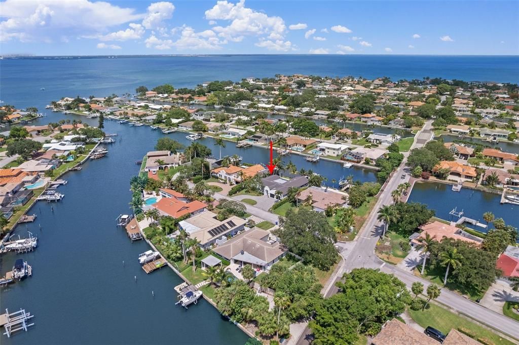 Protected waterfront with DIRECT access to the Tampa Bay. No Bridges