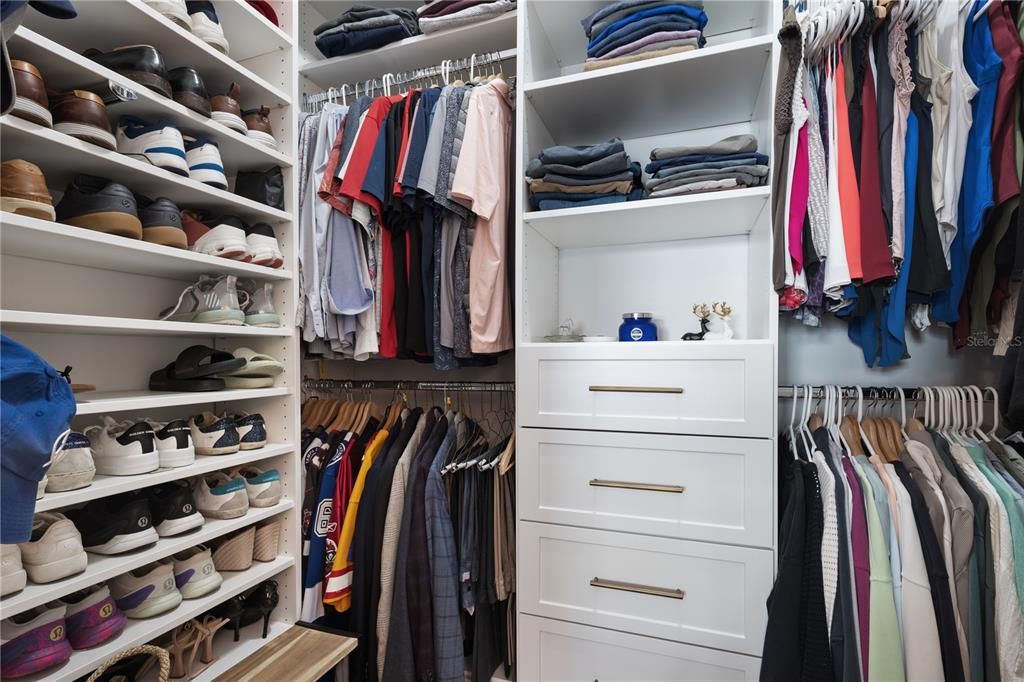 Master closet