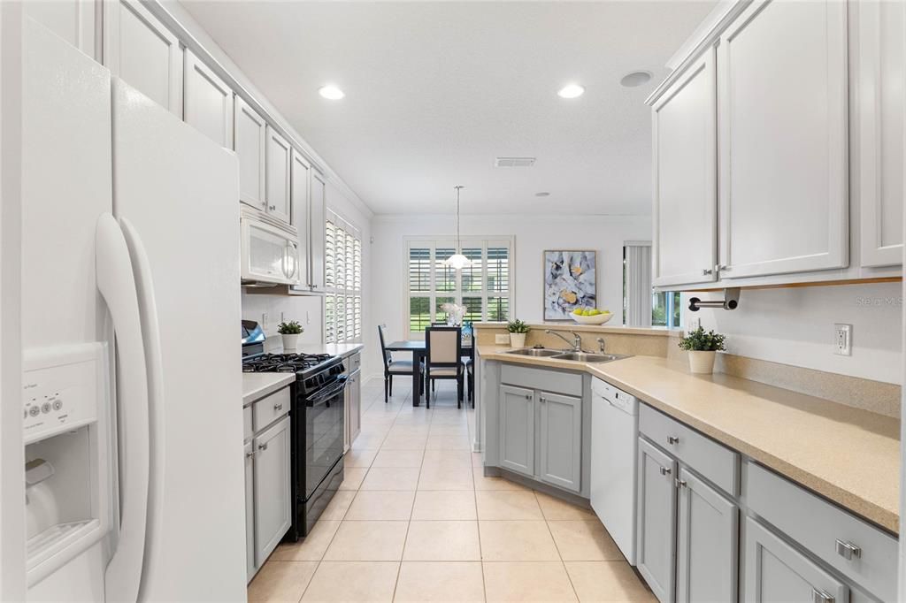 View from Kitchen to Dining Room